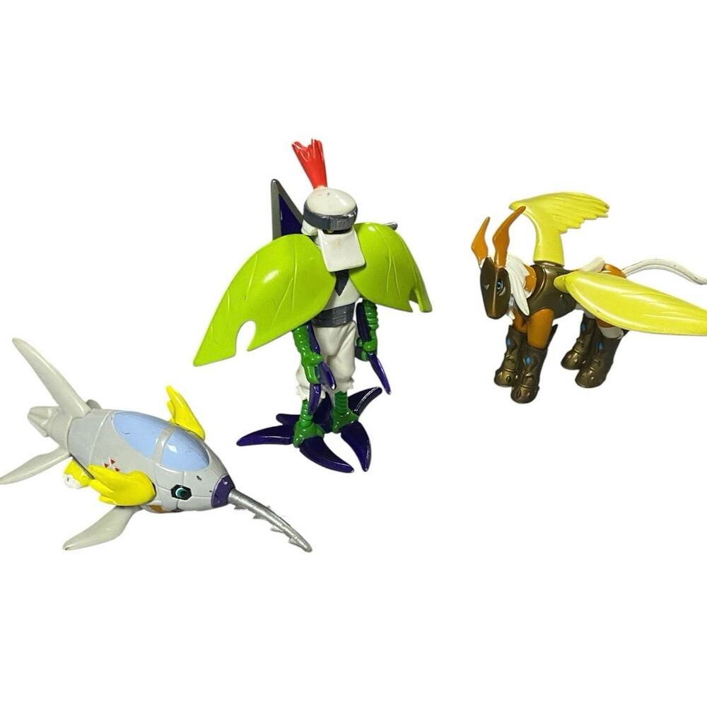 Vintage Y2K Digimon 4” Action Figures Set of 3